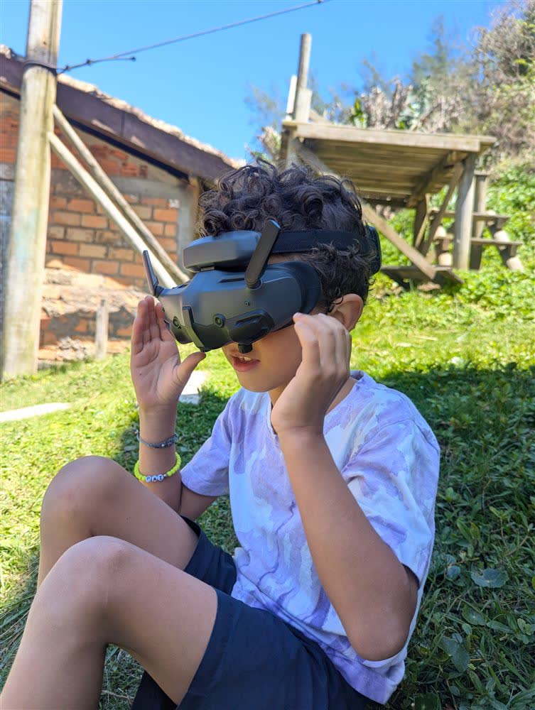 Visão imersiva FPV