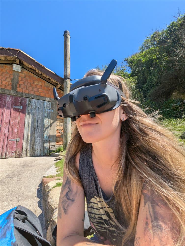 Visão imersiva FPV